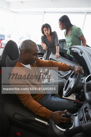 Couple Shopping For a New Car