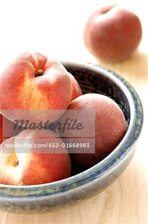 white peaches