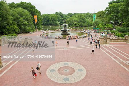 Bethesda Fountain, Central Park, NYC, New York, USA