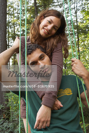 Portrait of Couple Outdoors