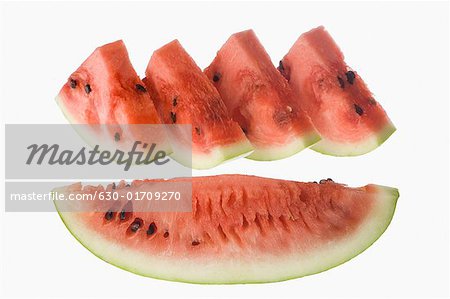 Nahaufnahme der Wassermelone slices