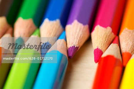 Colored crayon