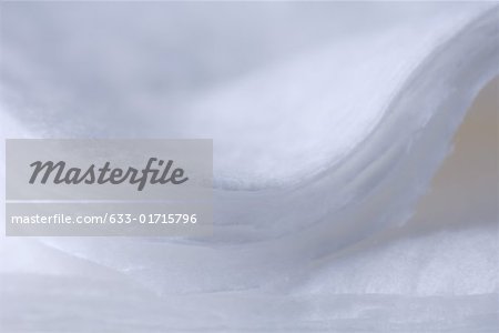 Cotton pads, extreme close-up