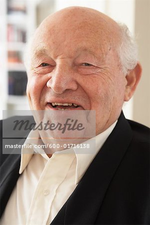 Portrait d'un homme Senior