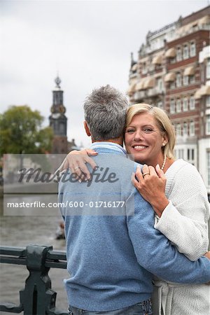 Couple Hugging, Amsterdam, Netherlands
