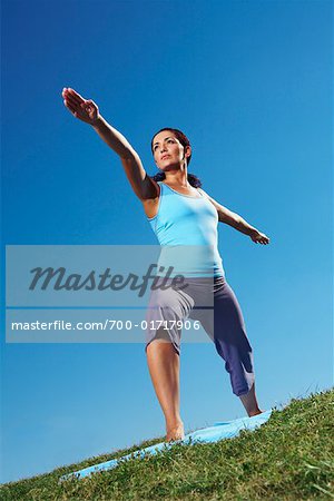 Femme pratiquer le Yoga