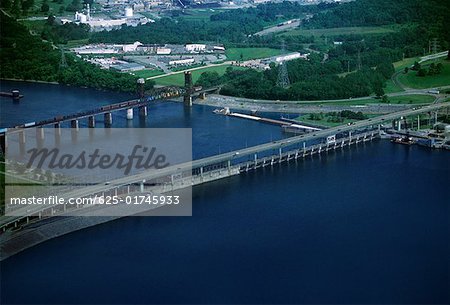 Chickamauga hydroelectric dam, Tennessee, USA
