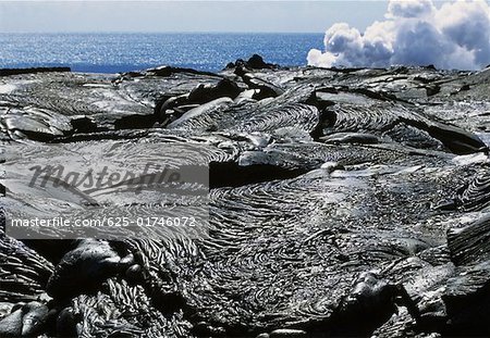 Muster in Pahoehoe Lava, Big Island, Hawaii