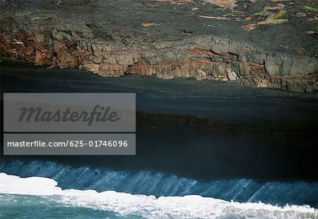 Black Sand beach, Hawaii