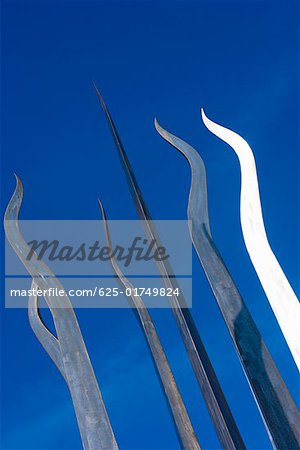 Low angle view of sculptures, Plant Park, University Of Tampa, Tampa, Florida, USA