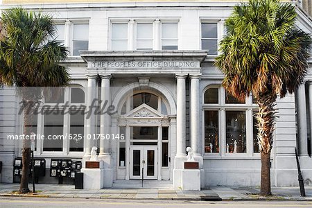 Façade d'un bâtiment, Charleston, South Carolina, USA