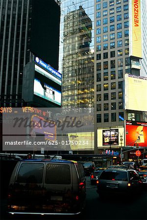 Gebäude in einer City Times Square Manhattan, New York City, New York State, USA