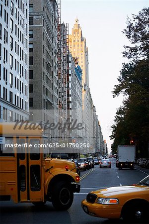 Traffic on a road, New York City, New York State, USA