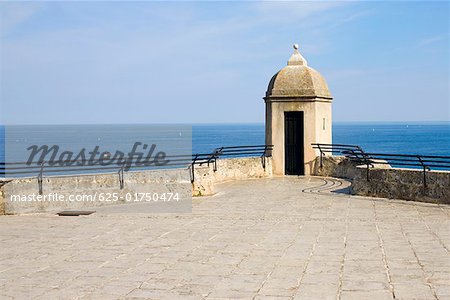 Mer vue depuis un point d'observation, Monte Carlo, Monaco