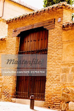 Porte d'une maison, Toledo, Espagne