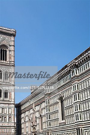 Group of people in front of a cathedral, Duomo Santa Maria Del Fiore, Florence, Tuscany, Italy
