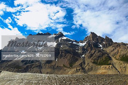 Wolken über Berge, Gletscher, Grande, Mt Fitzroy, Chalten, Hielo, Patagonien, Argentinien