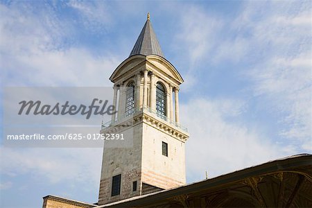 Low Angle View of ein Turm, dem Topkapi Palast, Istanbul, Türkei