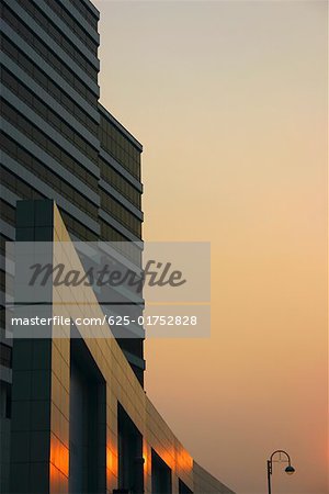 Reflection of sunlight on a building, City Centre, Kowloon, Hong Kong, China