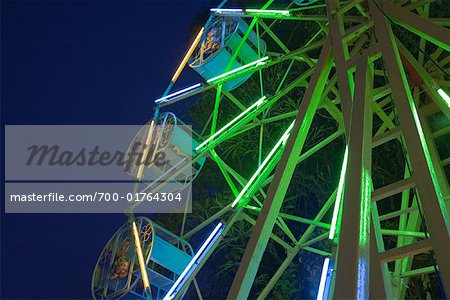 Ferris Wheel at Temple Fair, Bangkok, Thailand