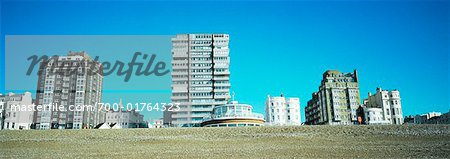 Apartment Buildings by Brighton Beach, East Sussex, England