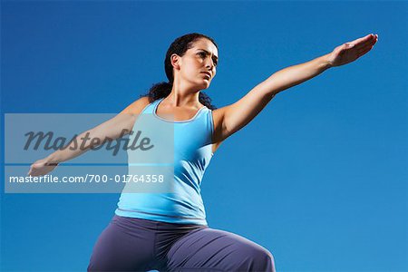 Femme pratiquer le Yoga