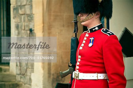 Portrait de garde de la Reine, château de Windsor, Angleterre