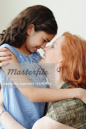 Portrait of Grandmother and Granddaughter