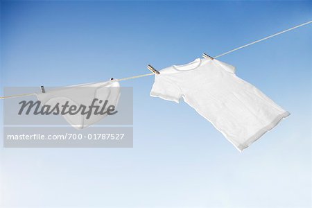 Laundry on Clothesline