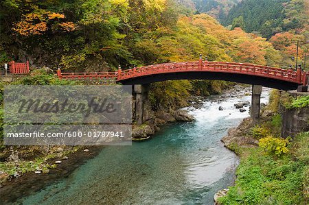 Shinkyo sacré pont, Nikko, Honshu, Japon