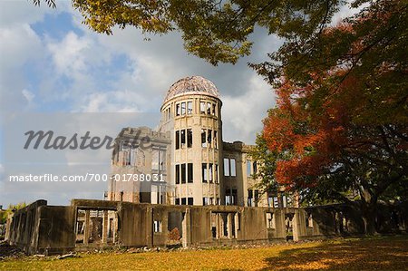 A-Bomb Dome in Hiroshima Peace Memorial Park, Hiroshima, Japan