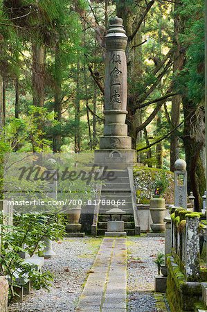 Grab von Date Masamune, Okunoin Friedhof, Koyasan, Japan