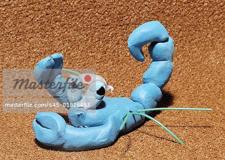 Scorpio: scorpion in the sand