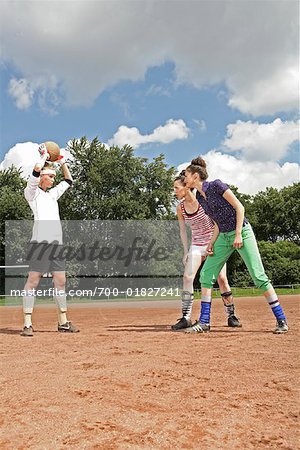 Mädchen spielen Fußball, Gelsenkirchen, Deutschland