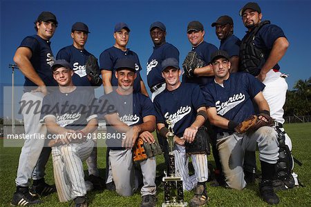 Portrait de l'équipe de Baseball