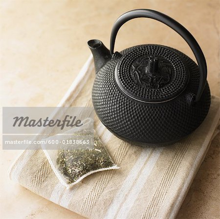 Still Life of Japanese Teapot with Tea
