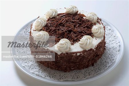 Gâteau au chocolat crème
