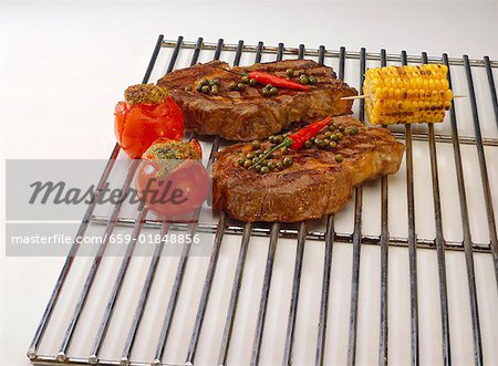 Grilled Pork Cutlets