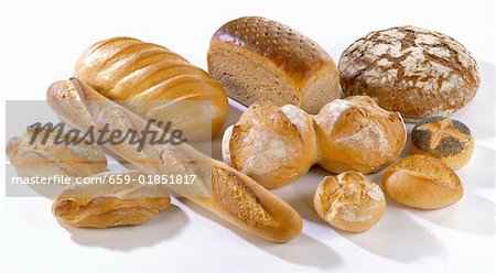 Differents Types De Pain Et Petits Pains Photographie De Stock Masterfile Premium Libres De Droits Code 659