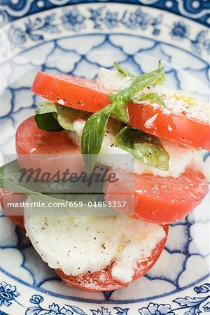 Insalata Caprese (Tomaten und Mozzarella, Italien)