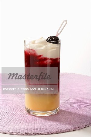 Advocaat with berries Advocaat with berries