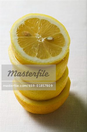 Lemon halves, in a pile