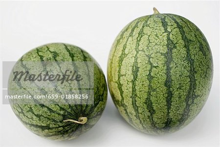 Zwei Wassermelonen