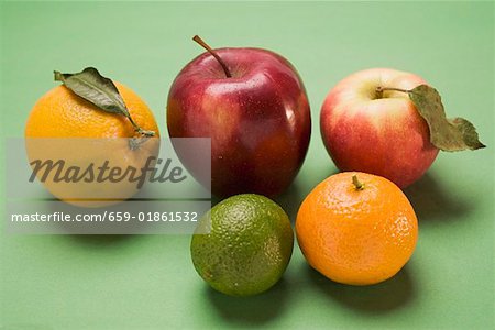 Apples and citrus fruit