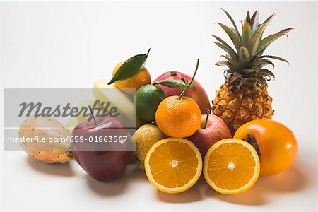 Eine Auswahl an frischem Obst