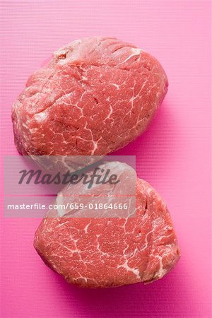 Two beef medallions