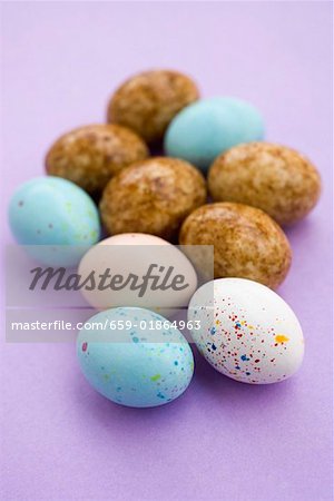 Assorted chocolate eggs Assorted chocolate eggs