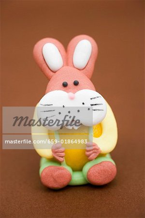 Lapin de Pâques de massepain