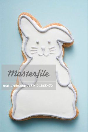 Easter biscuit (white Easter Bunny)