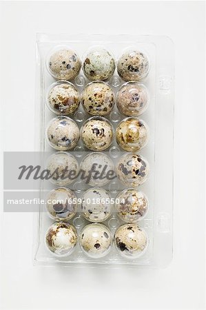 A pack of quails' eggs